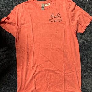 Gildan Coral Tee with  Disney Heart Hand Graphic